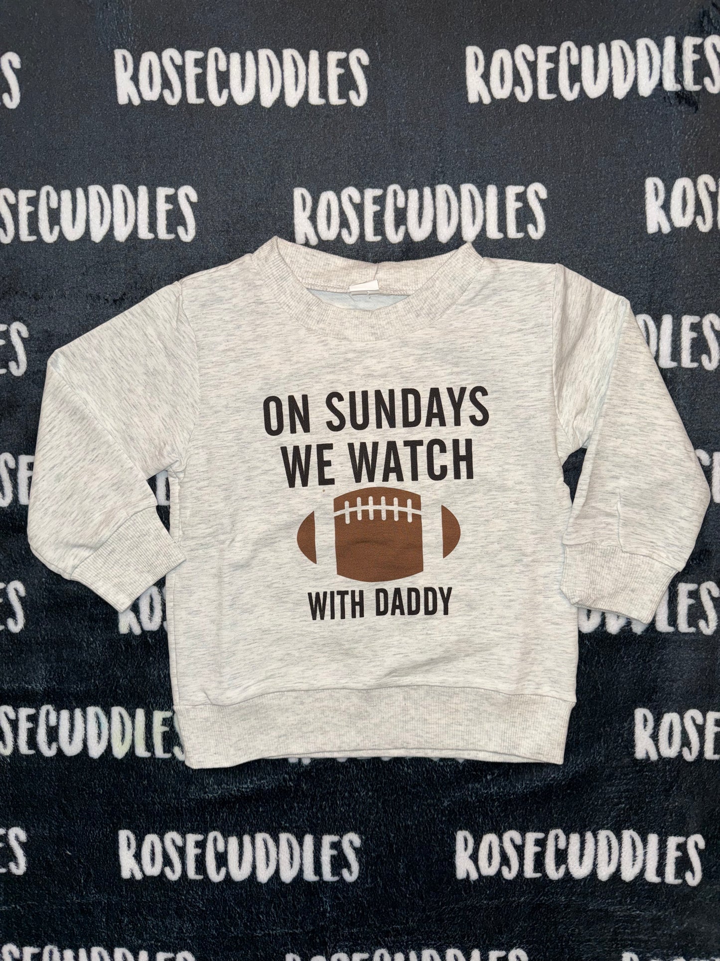 On Sundays We Watch Football With Daddy