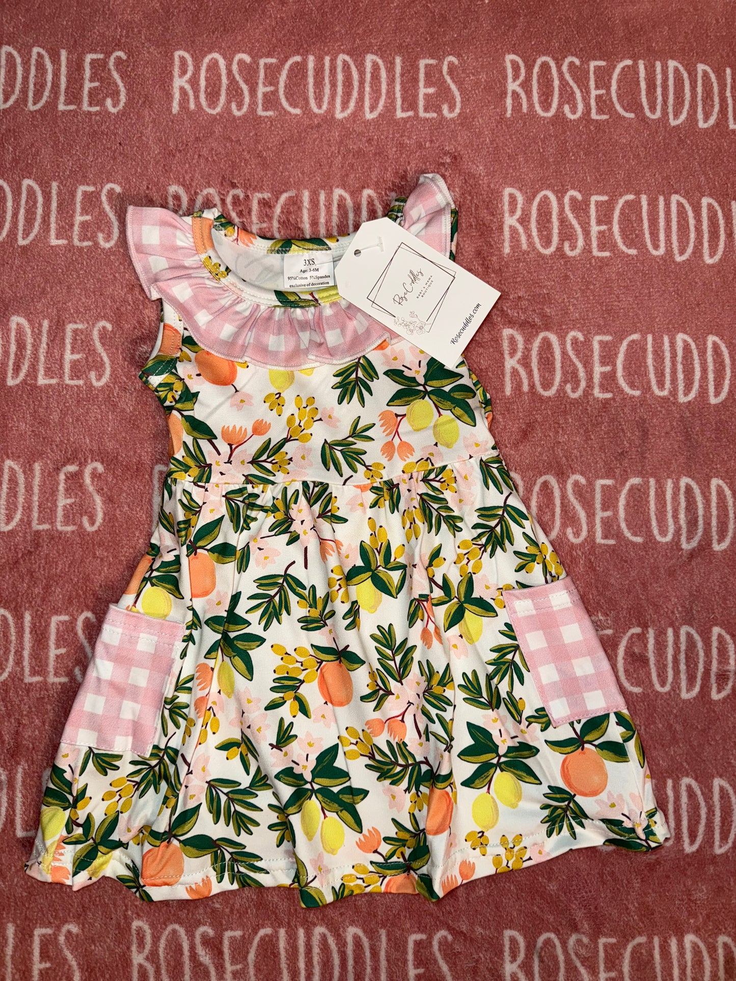Peachy Twirl Dress