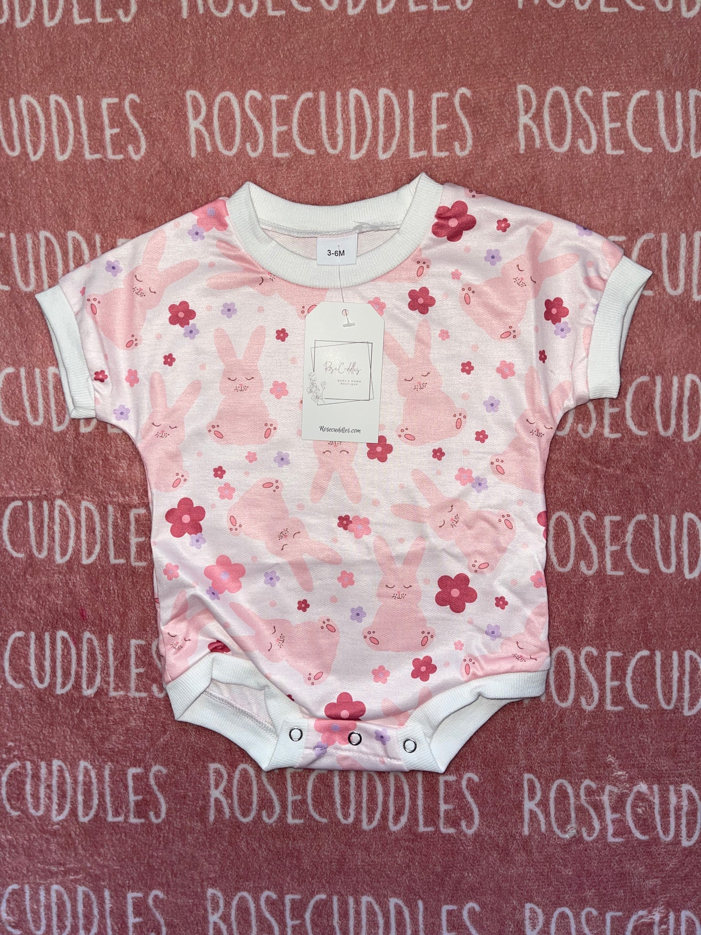 Floral Bunny Onesie