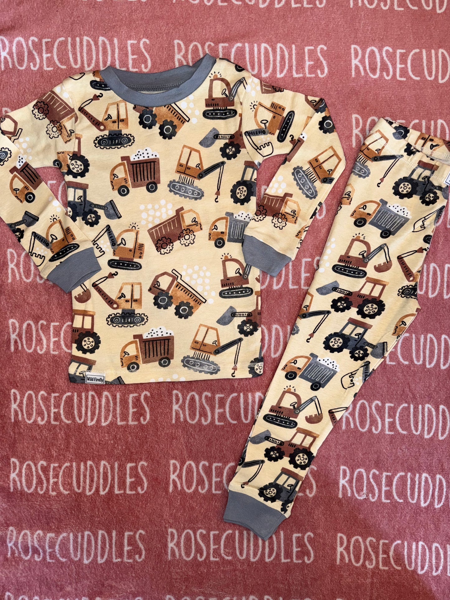 Construction Pajama Set