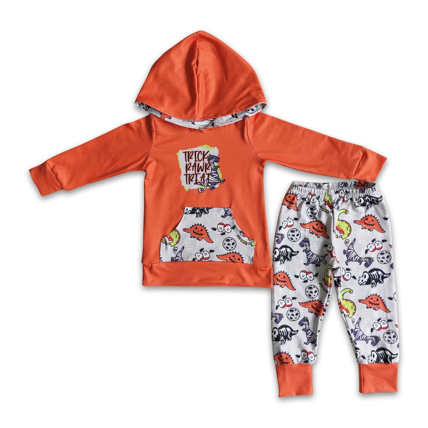 Trick RAWR Treat Hoodie Set