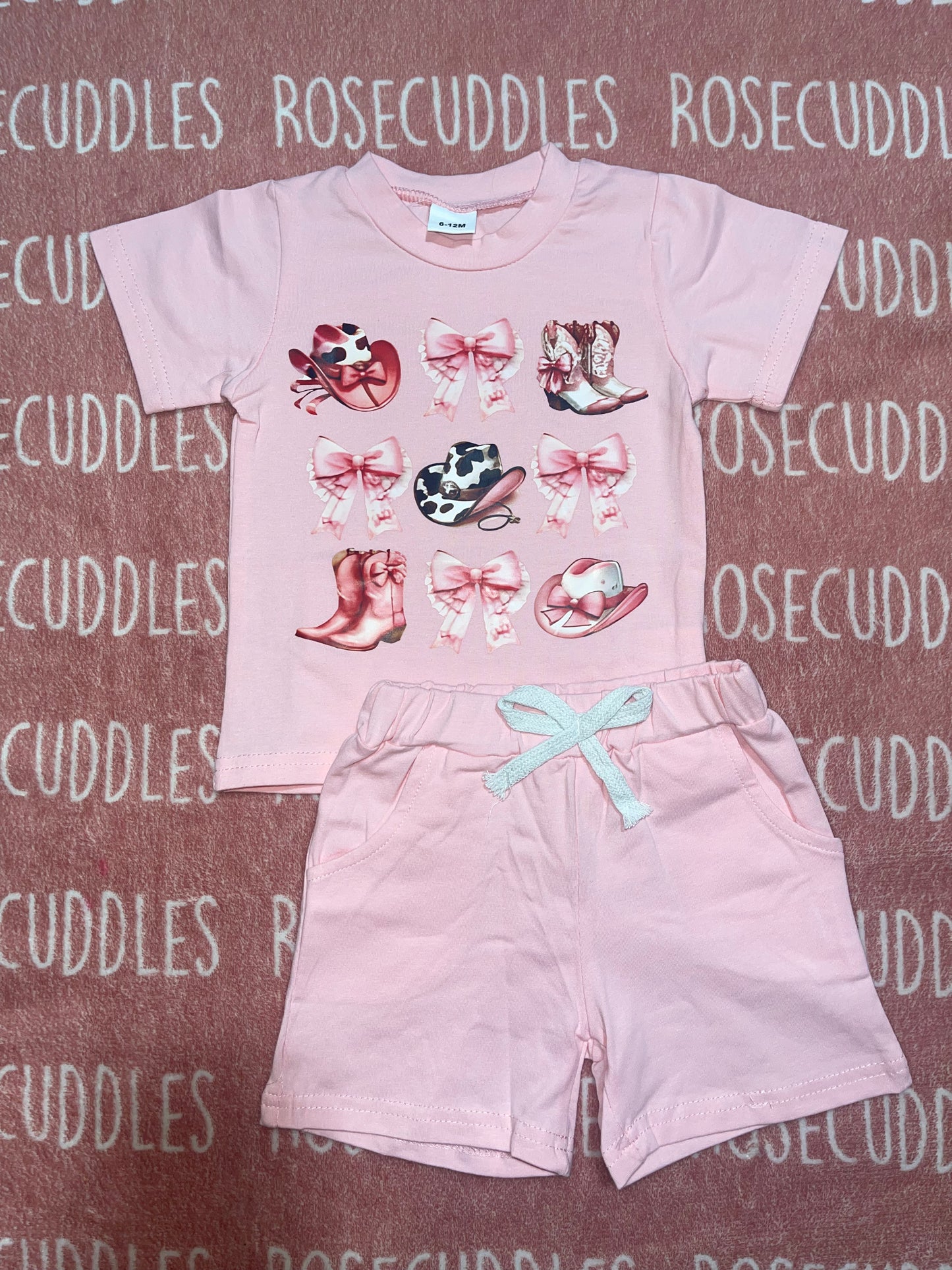 CowGirl Shorts Set