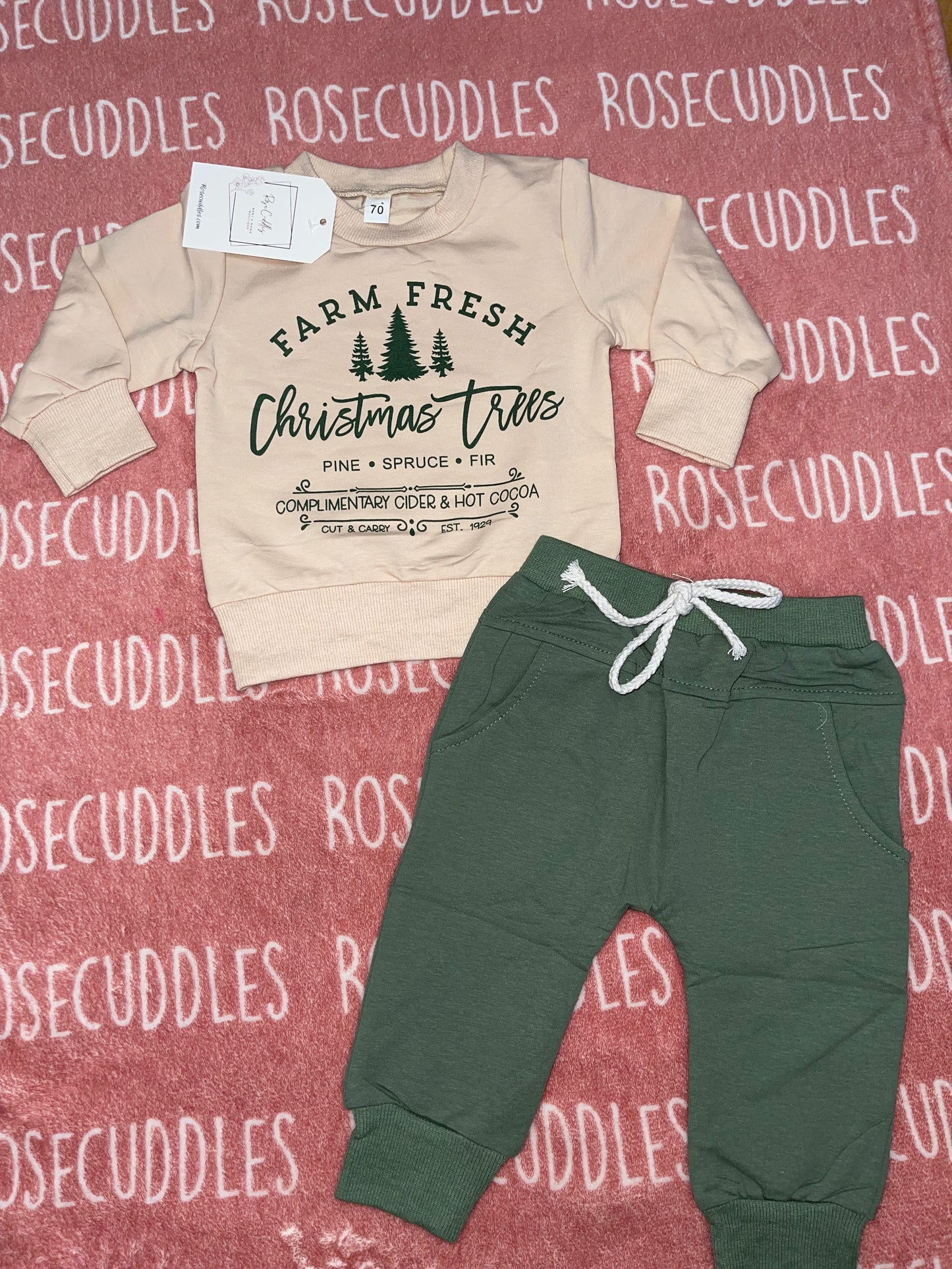 Christmas Trees Jogger Sets