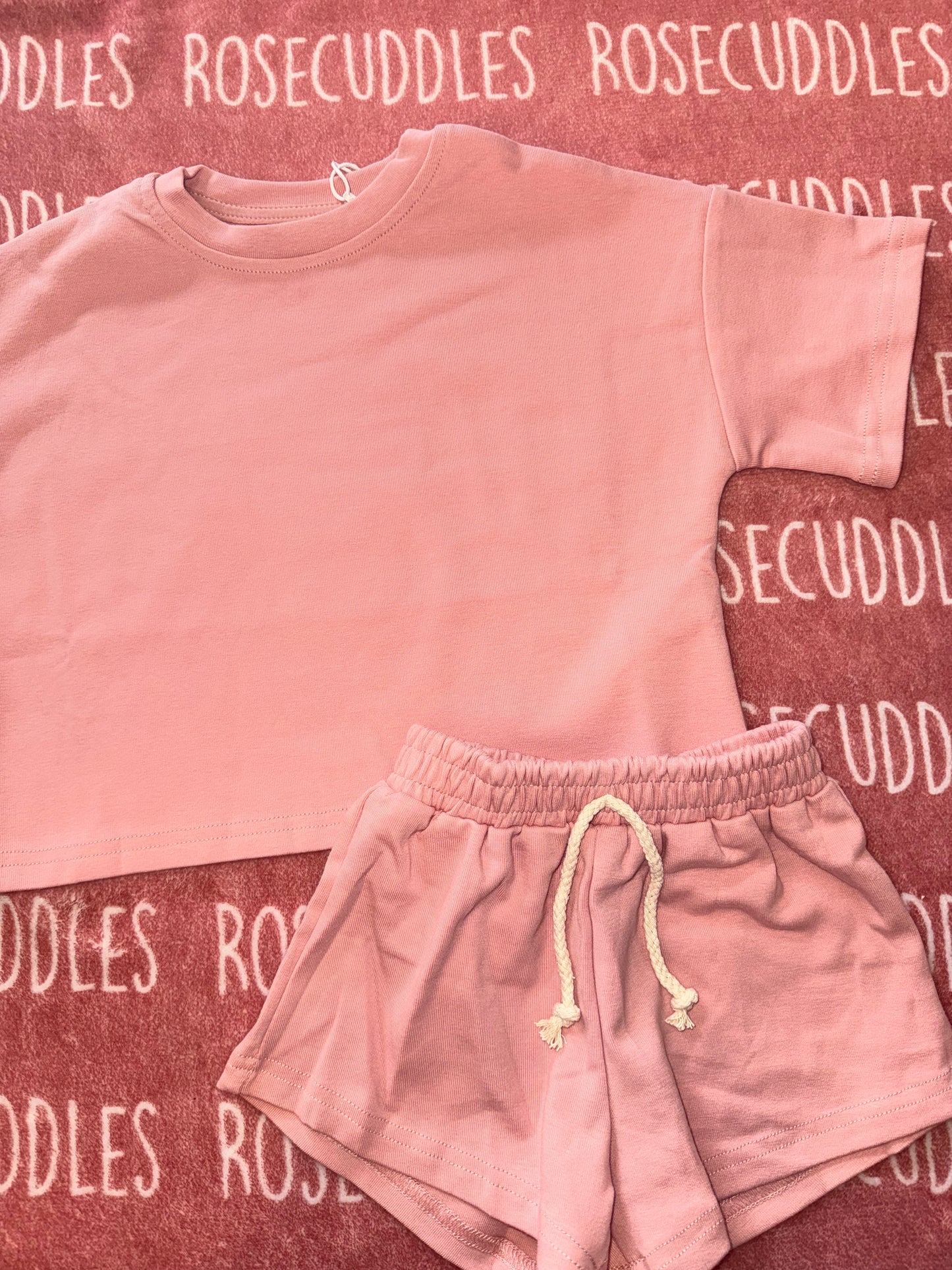 Pink Boxy Slouchy Set