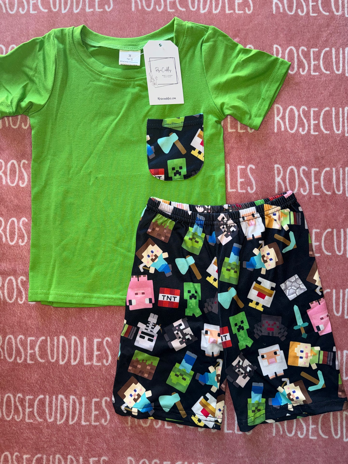 Gamer Shorts Set