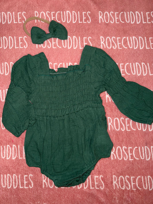 Green Linen Bubble Oneise