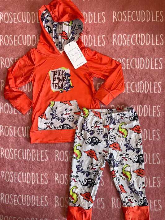 Trick RAWR Treat Hoodie Set
