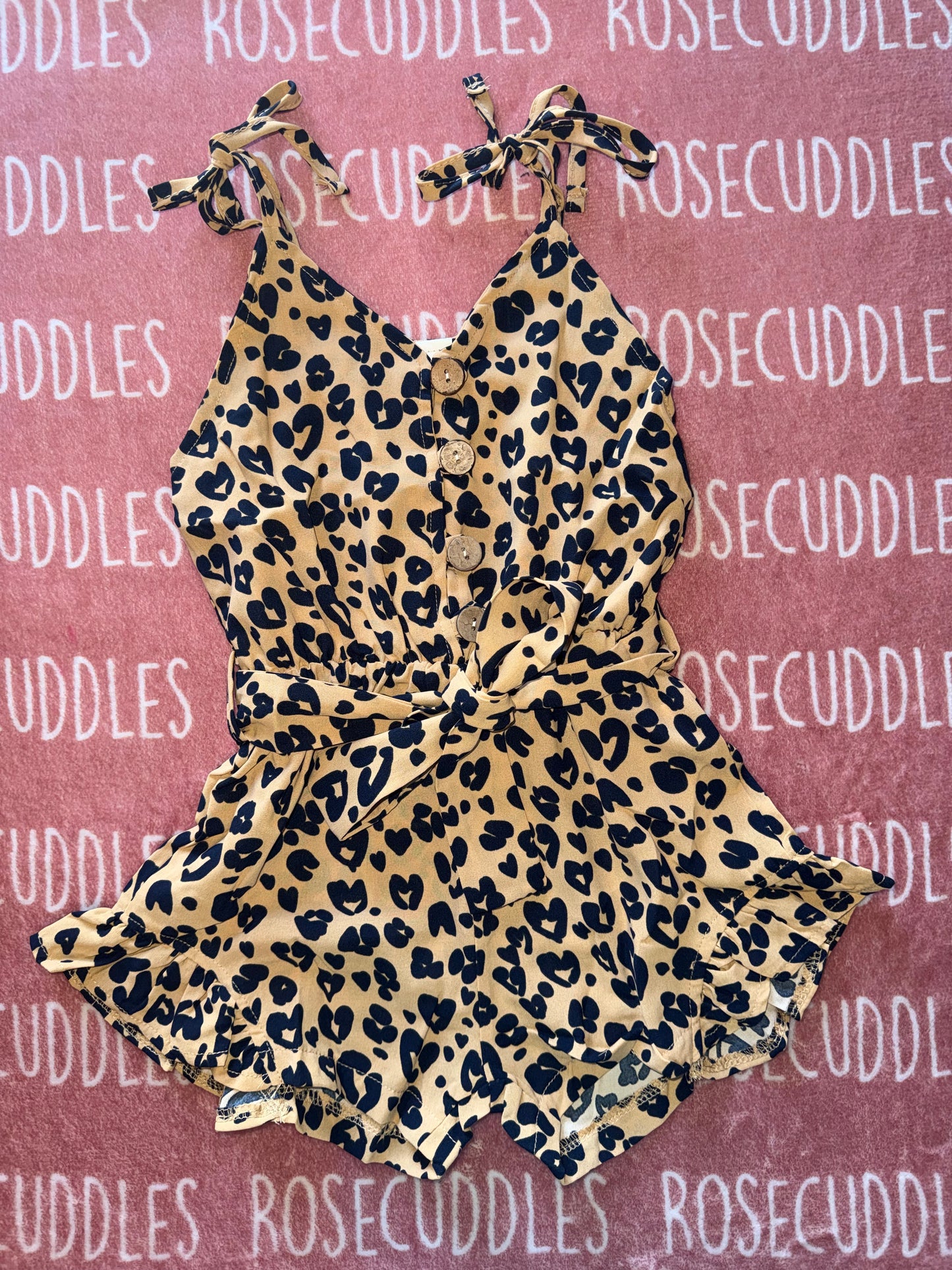 Leopard Romper