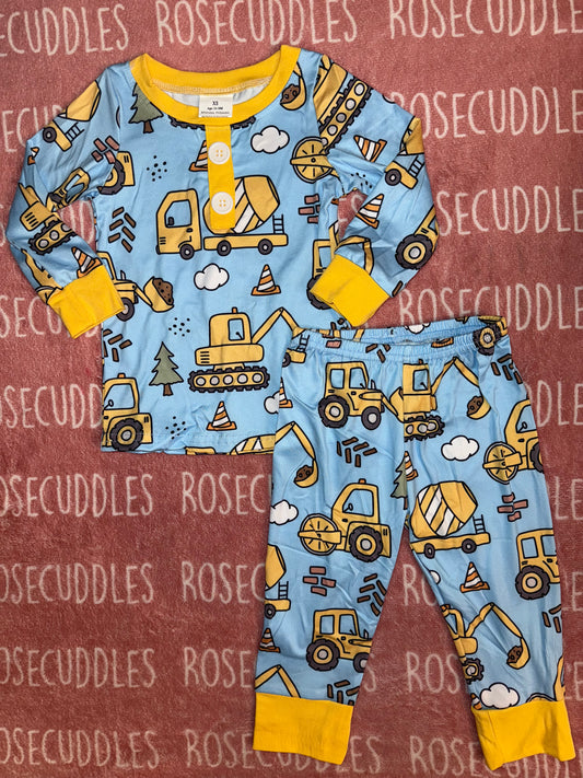 Construction Pajama Set