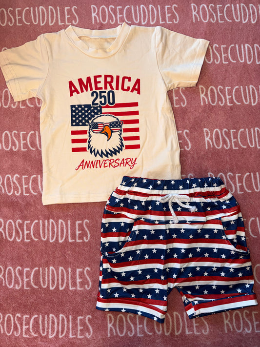 Boys America Anniversary Outfit