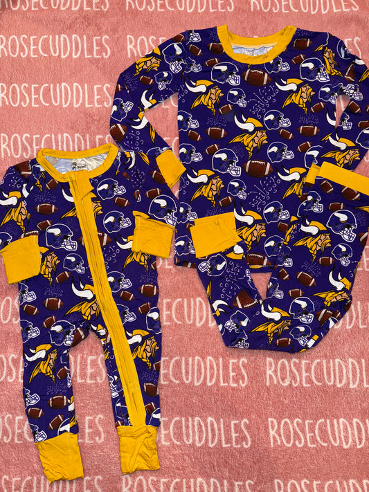 Purple & Gold Bamboo
