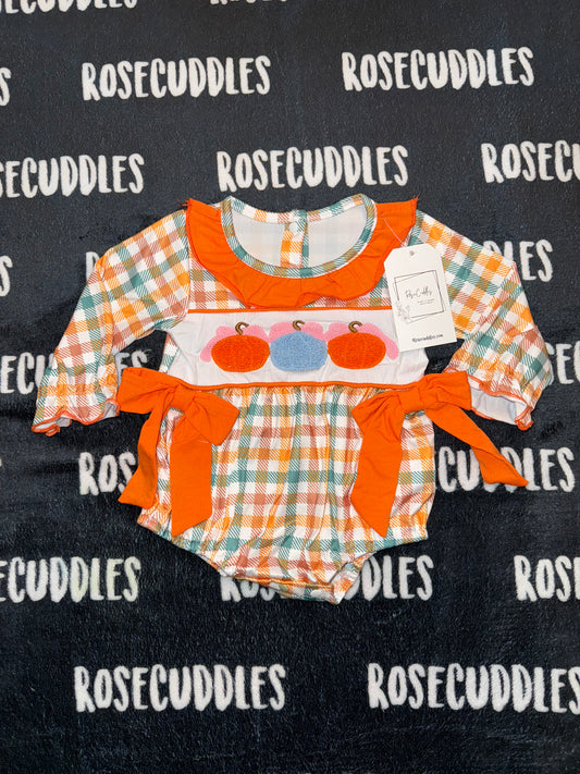 Pumpkin Bow Bubble