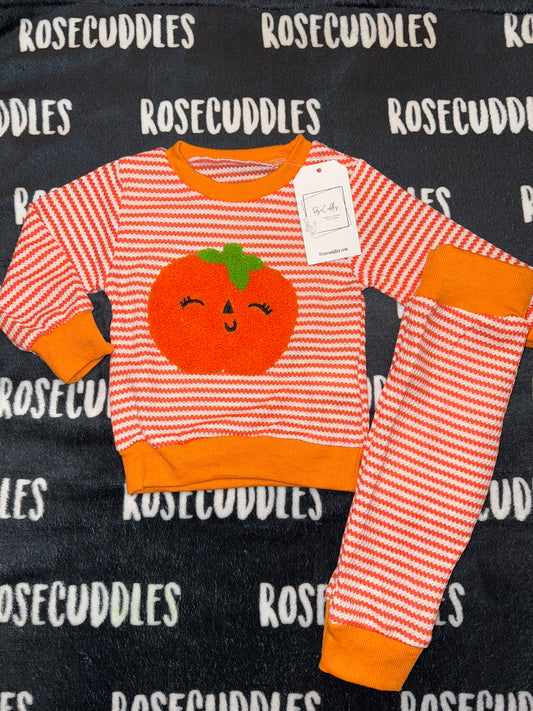 Waffled Pumpkin Jogger Set