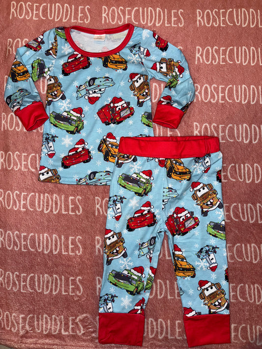 Christmas Car Bamboo Blend Pajama Set