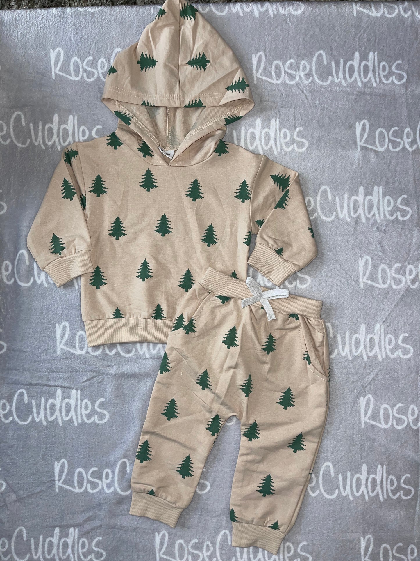 Neutral Trees Jogger Set