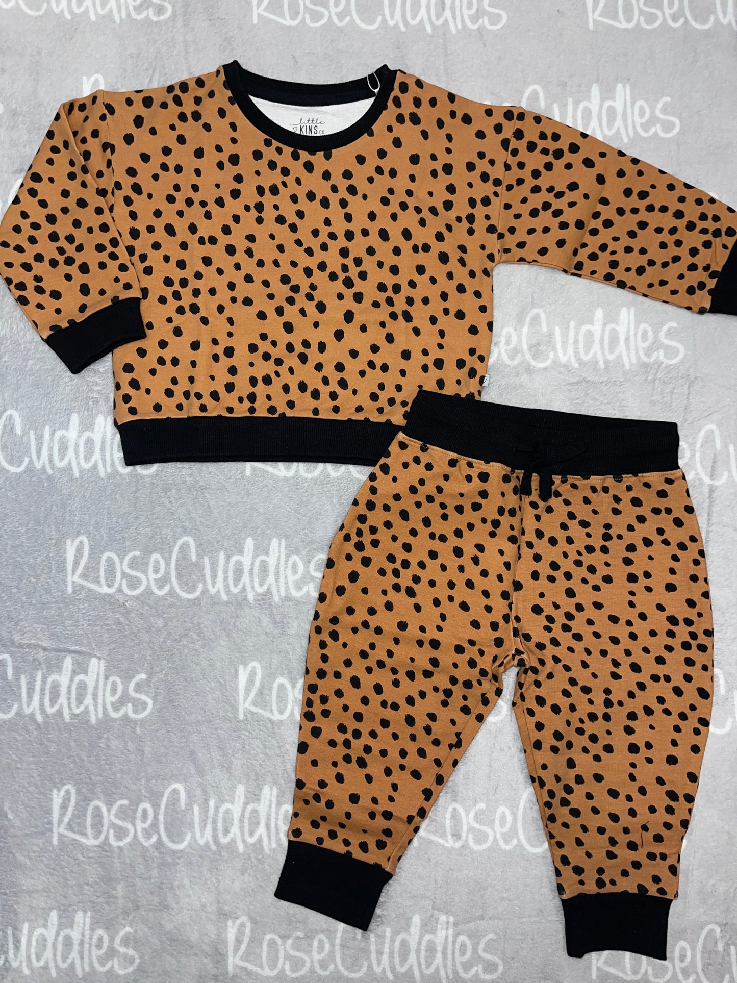 Spotted Jogger Set