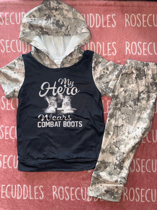My Hero Wears Combat Boots Set