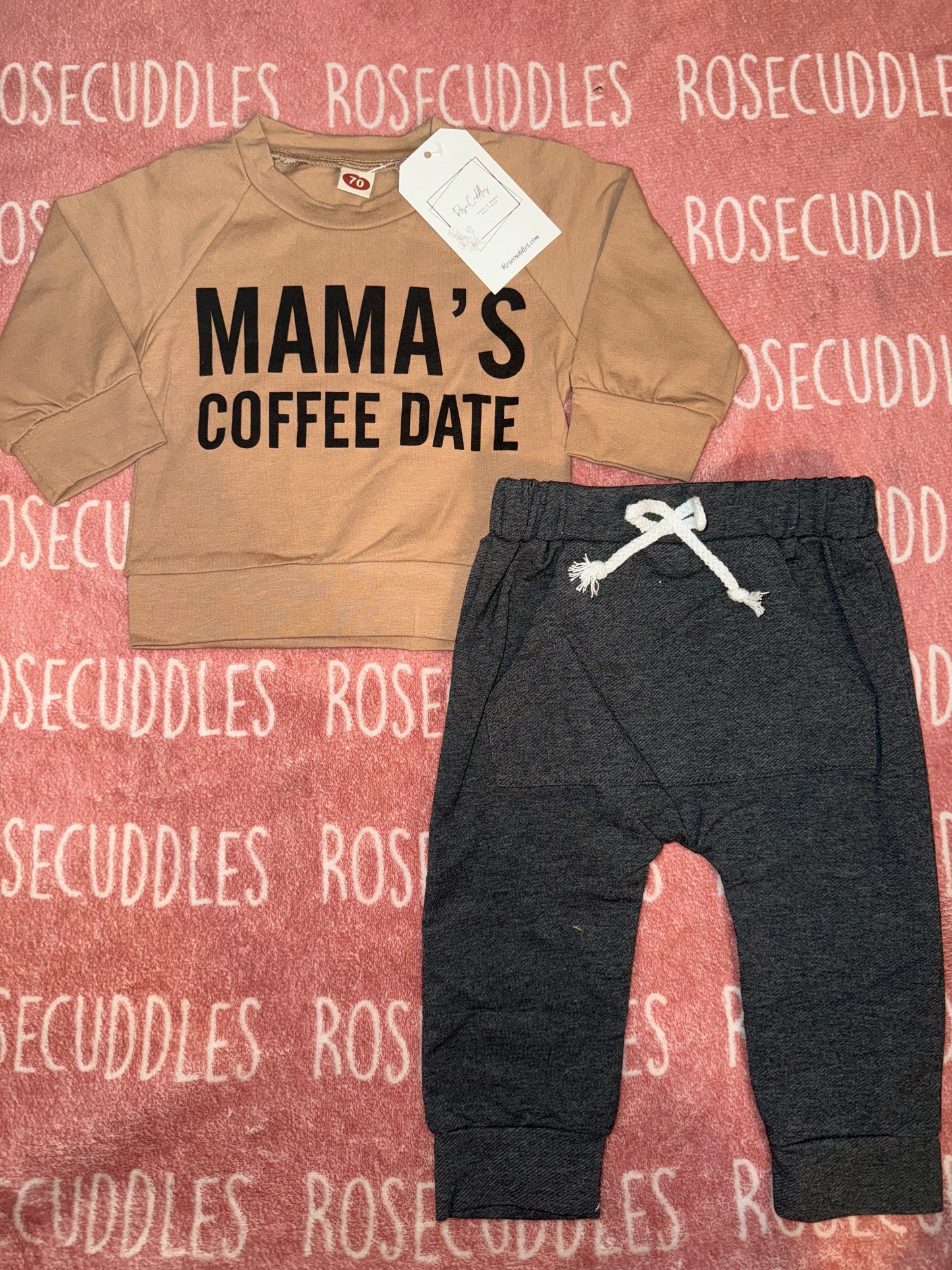 Mamas Coffee Date Jogger Set