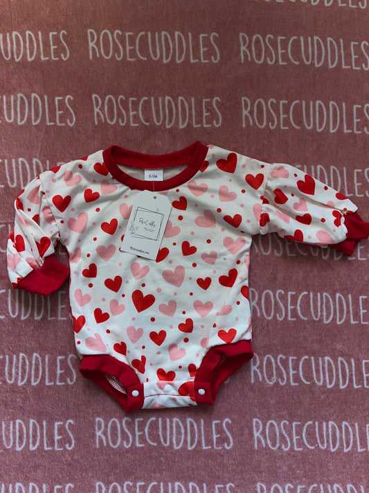 Red Hearts Onesie