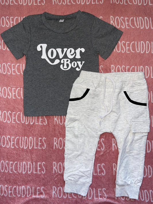 Grey Lover Boy Set