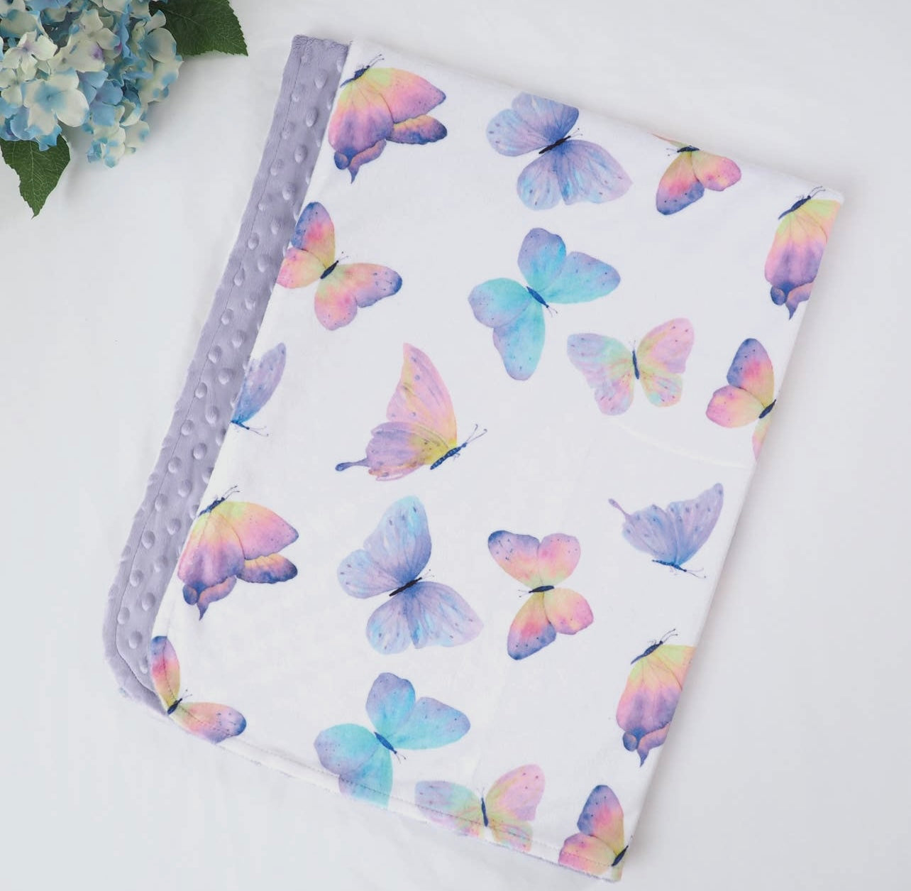 Minky Butterfly Blanket