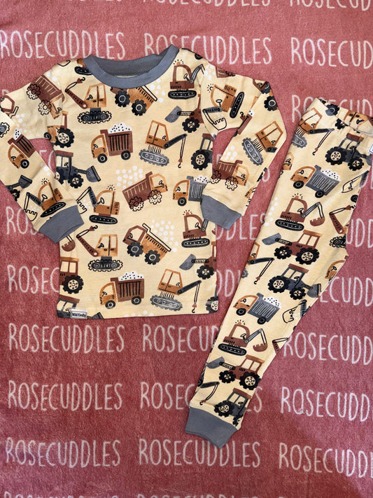 Construction Pajama Set