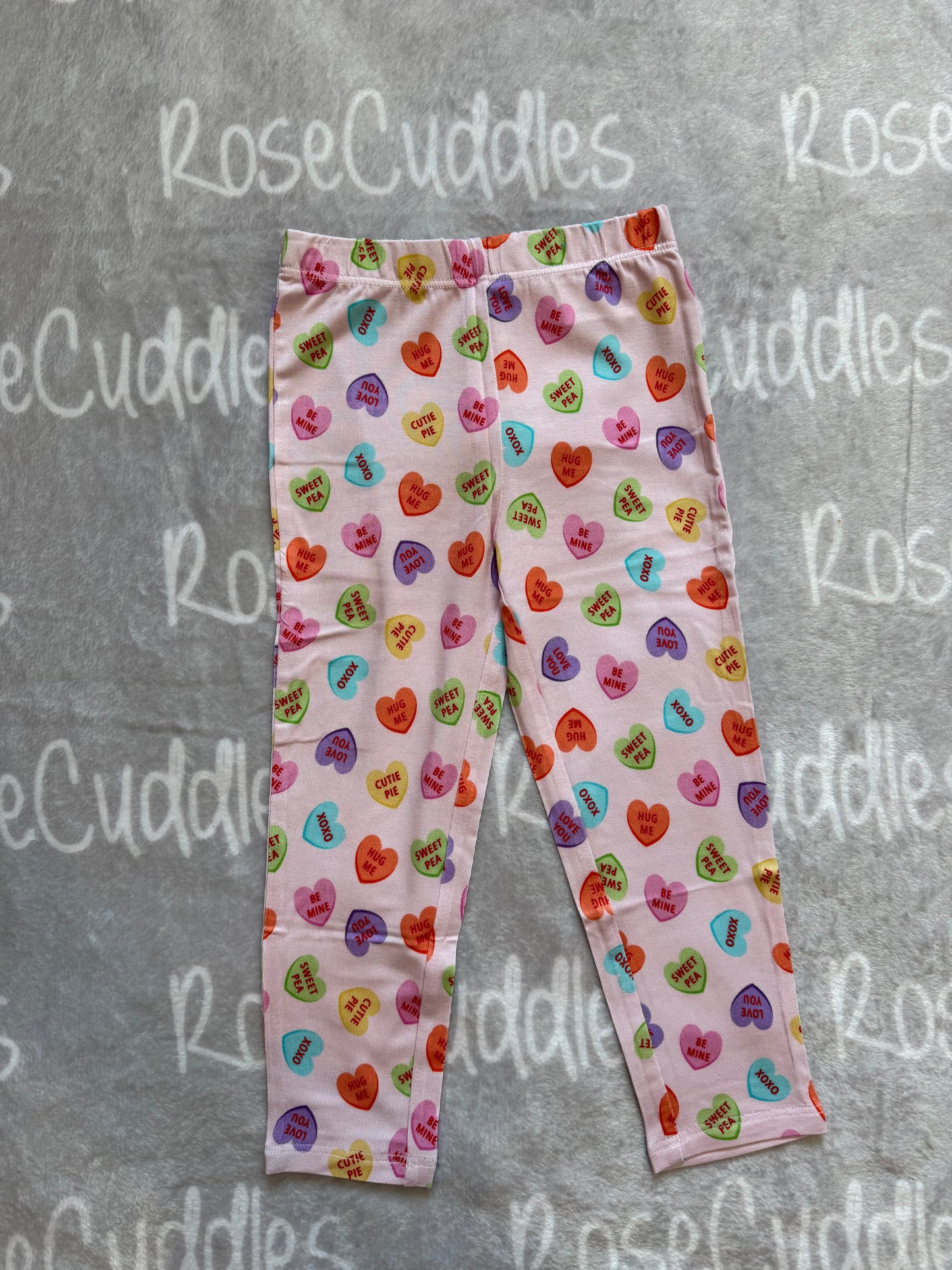 Valentine Hearts Bamboo Leggings
