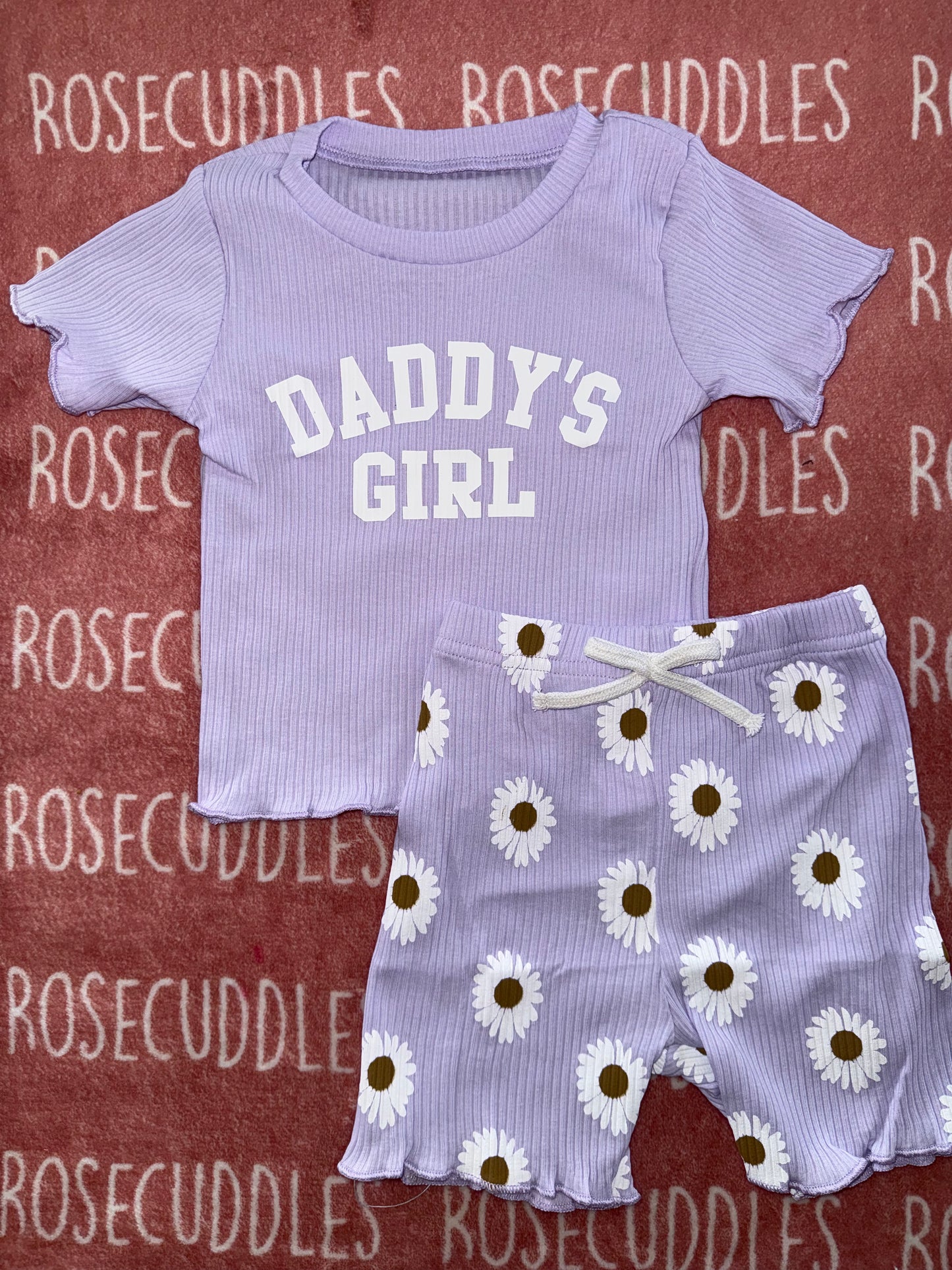 Daddy's Girl Shorts Set