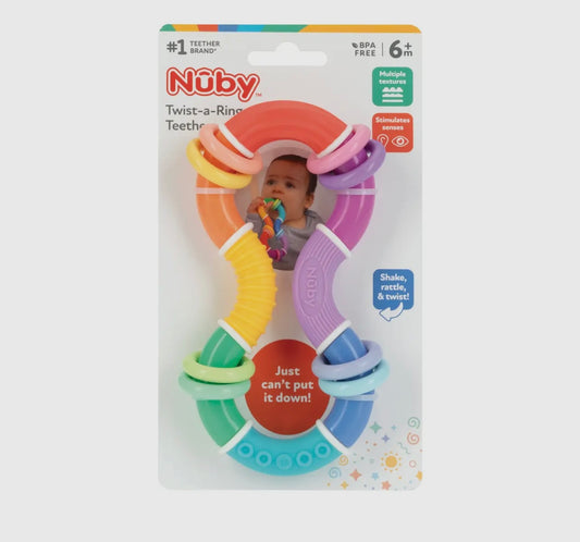 Nuby Twista Rattle Teether Toy