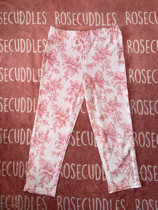 Pink Bamboo Leggings
