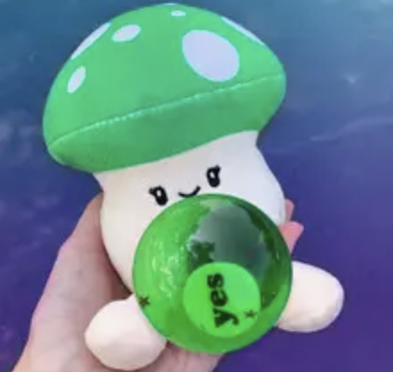 Magic Fortune Friends - Plush Waterball Mushroom