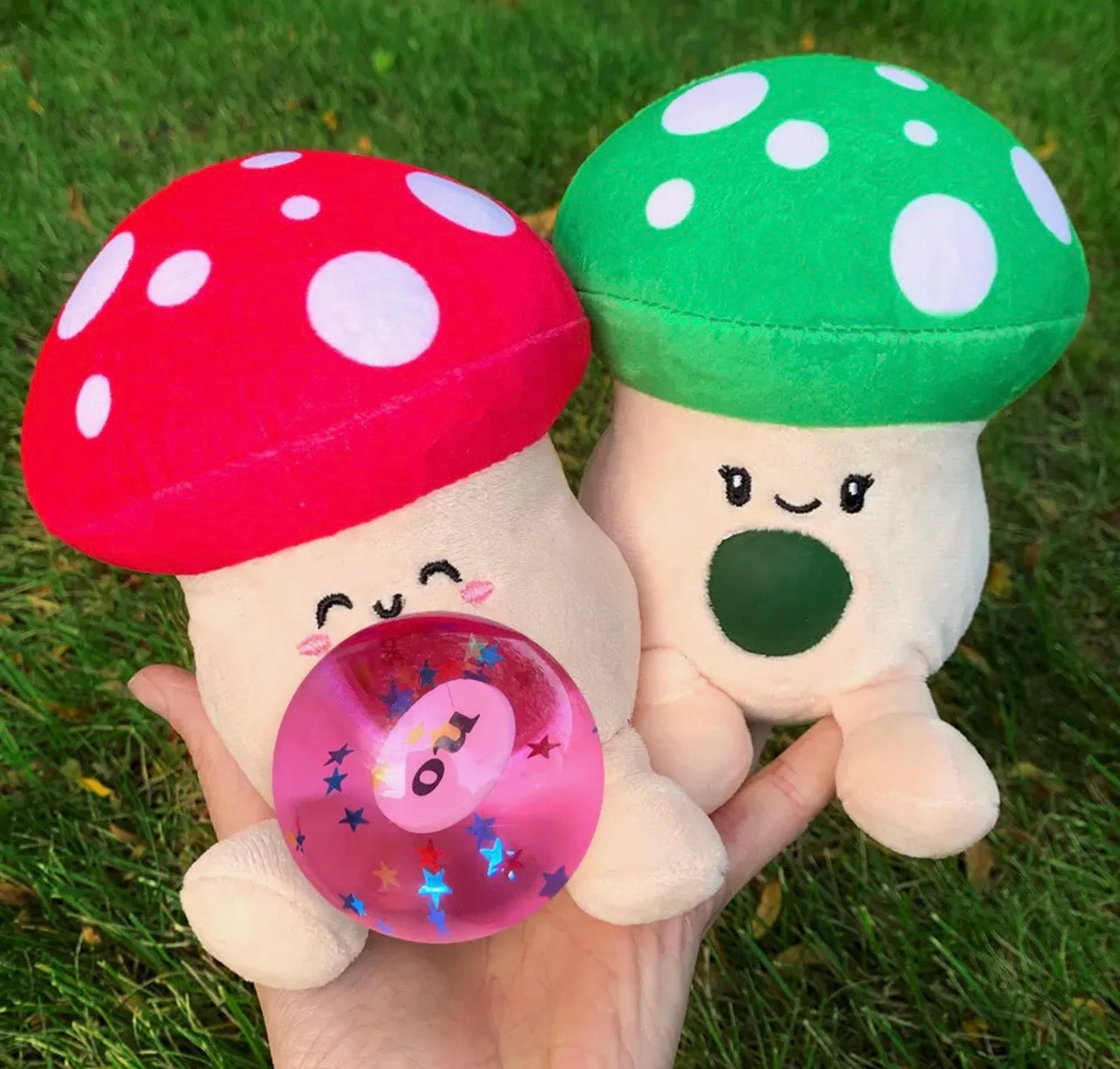 Magic Fortune Friends - Plush Waterball Mushroom