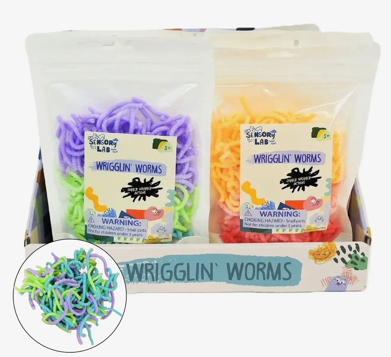 Sensory Lab Wrigglin Worms