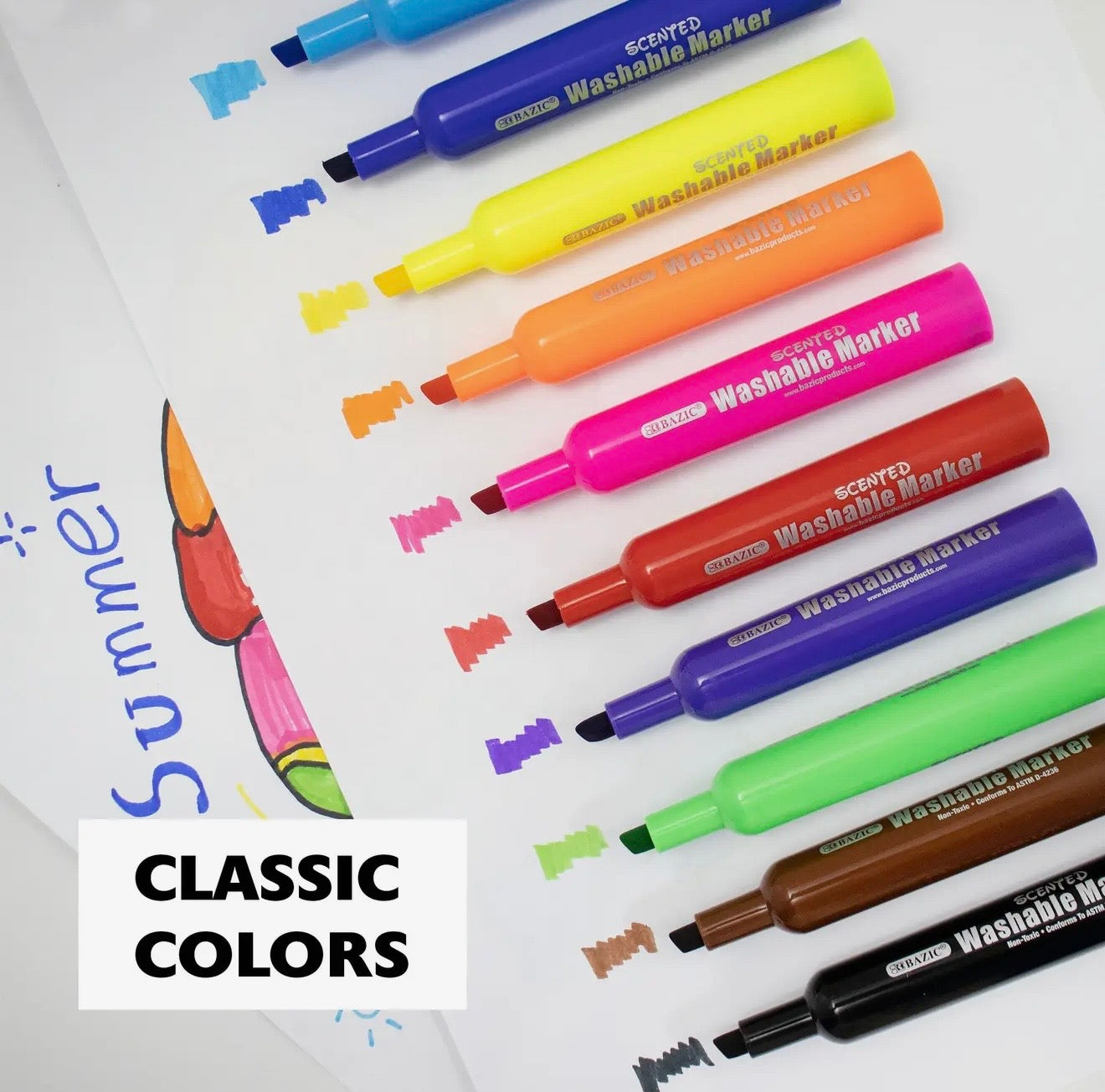 Washable Scented Markers