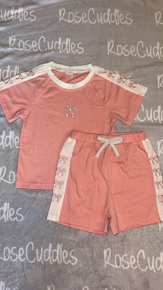 Bow Shorts Set