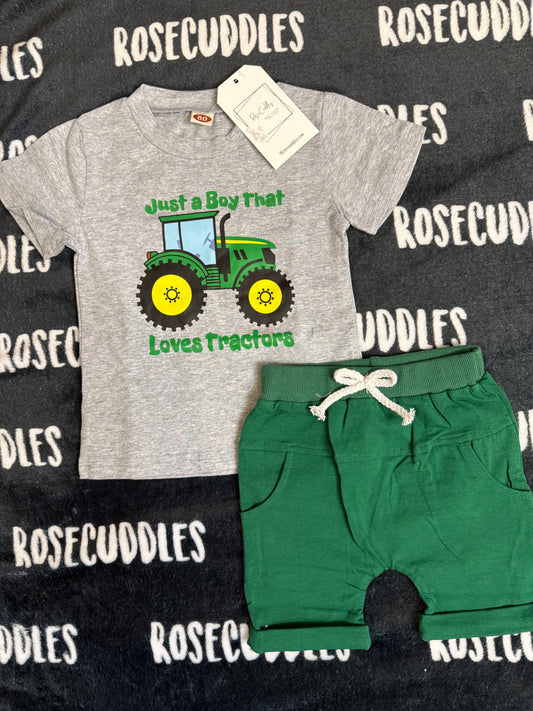 Just A Boy Who Loves Tractors