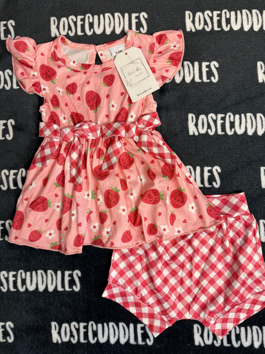 Strawberry Tunic Set