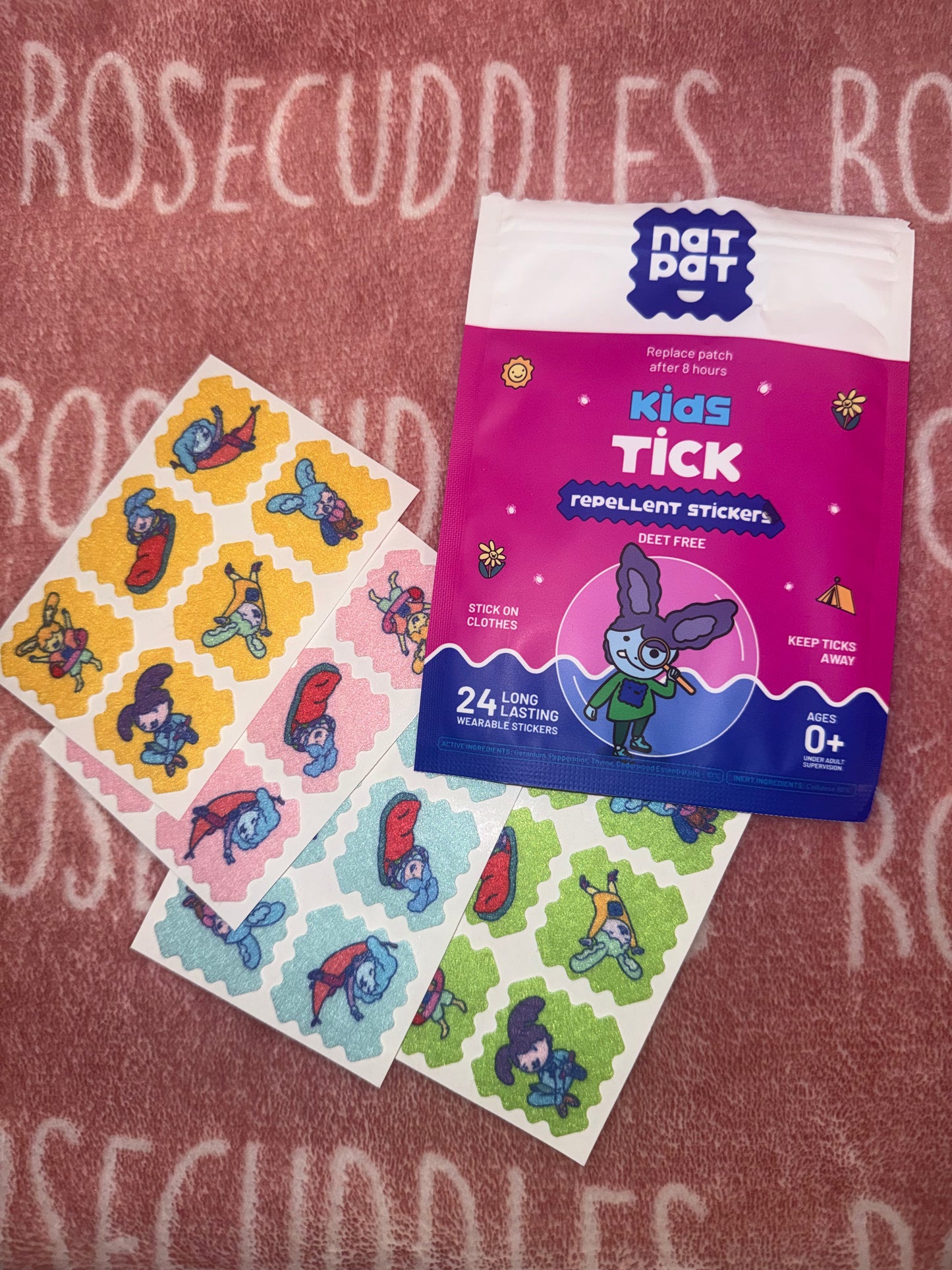 NatPat Tick Repellent Stickers