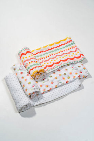 3pack Cotton Muslin Swaddles