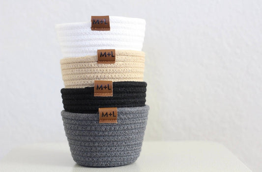 Neutral Rope Baskets