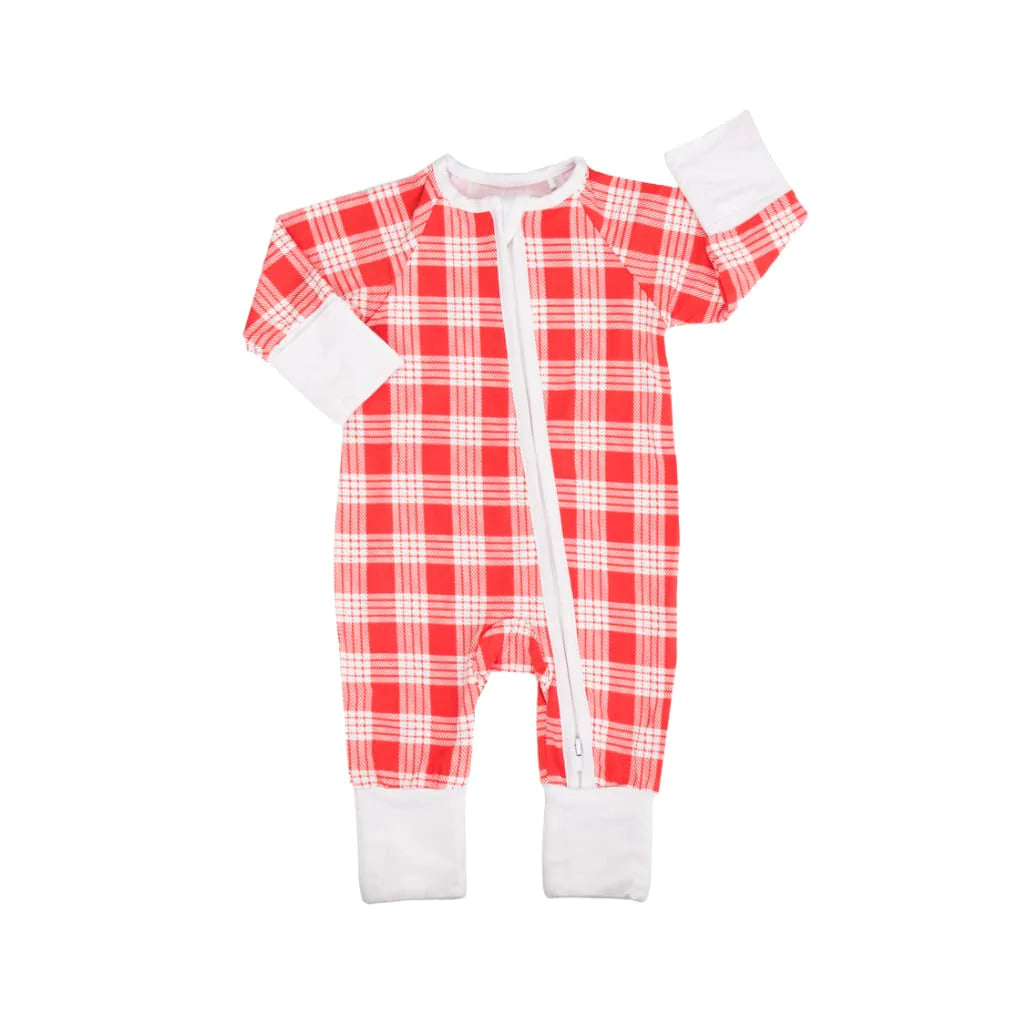 Red Plaid Coveralls